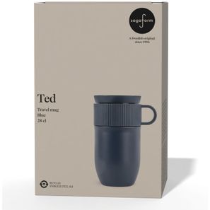 Sagaform Ted isolierter Becher, 280ml auslaufsicher und spülmaschinenfest