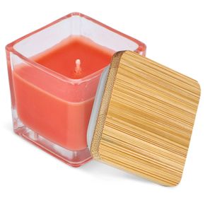 Chakra Kerze auf pflanzlicher Basis im Glasgefäß