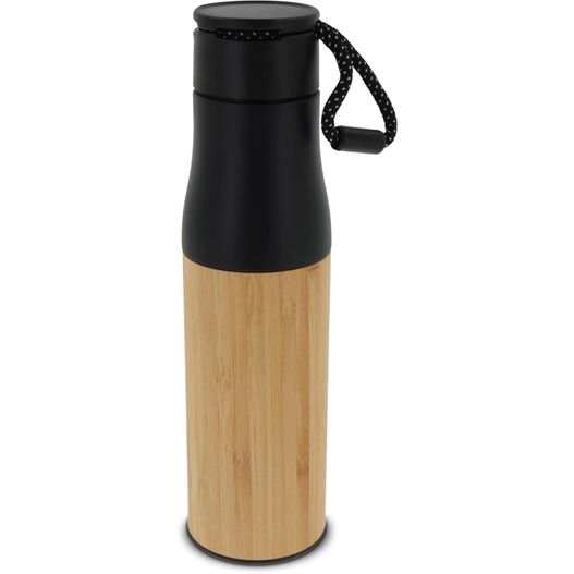 Produktabbildung Isolierflasche Bambus mit Trageschlaufe 500ml Isolierflasche Bambus mit Trageschlaufe 500ml (Bild 1)