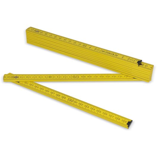 Zollstock Holz 2m Premium lackiert (Bild 1)