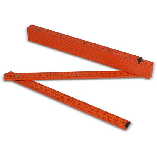 Zollstock Holz 2m Premium lackiert (Bild 1)