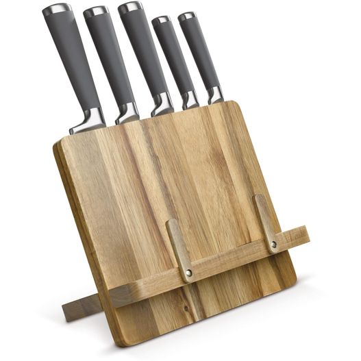 Produktabbildung Kochbuchständer mit 5 Messern Kochbuchständer mit 5 Messern (Bild 1)