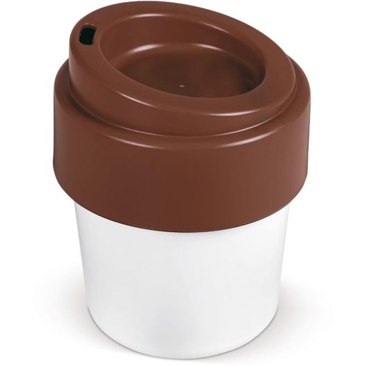 Produktabbildung Heiß-aber-cool Kaffeebecher mit Deckel 240ml Heiß-aber-cool Kaffeebecher mit Deckel 240ml (Bild 1)