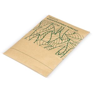Biologisch abbaubarer Regenponcho