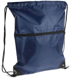 Kordelzugtasche 210T R-PET mit Reißverschluss