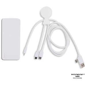 Xoopar Mr. Bio Powerbank and cable pack 7.000mAh
