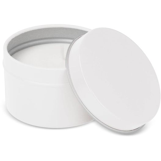 Kirtan-Duftkerze auf Pflanzenbasis in großer recycelter Dose (Bild 1)