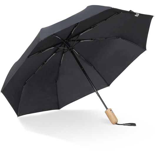 21” faltbarer Regenschirm aus R-PET -Material mit Automatiköffnung (Bild 1)