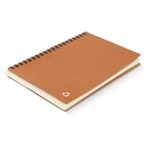 Notizbuch aus recyceltem Leder Midi