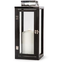 Orrefors Jernverk Laterne aus Edelstahl mit Holz