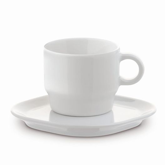 Produktabbildung Tasse Viereck Teller Satellite 180ml Tasse Viereck Teller Satellite 180ml (Bild 1)