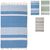 Sagaform Ella Hamam-Handtuch Bio-Baumwolle 90x170cm (Bild 2)