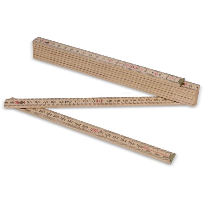 Zollstock 2m Premium natur