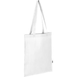 Produktabbildung R-PET Tragetasche aus Non Woven mit langen Griffen 38 x 42cm 75g/m² R-PET Tragetasche aus Non Woven mit langen Griffen 38 x 42cm 75g/m²