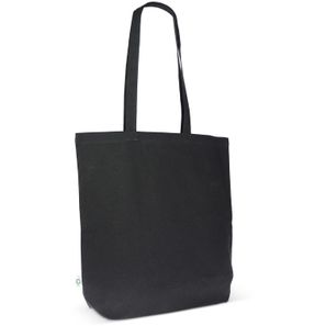 Einkaufstasche Bio-Baumwolle farbig lang 270g/m² 42x12x43cm