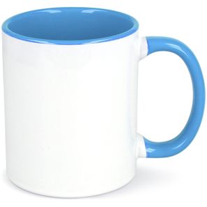 Oslo Sublimationsbecher farbig innen & Griff 300ml