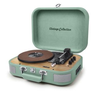 Muse vintage Plattenspieler Bluetooth und AUX-Anschluss 2x5W