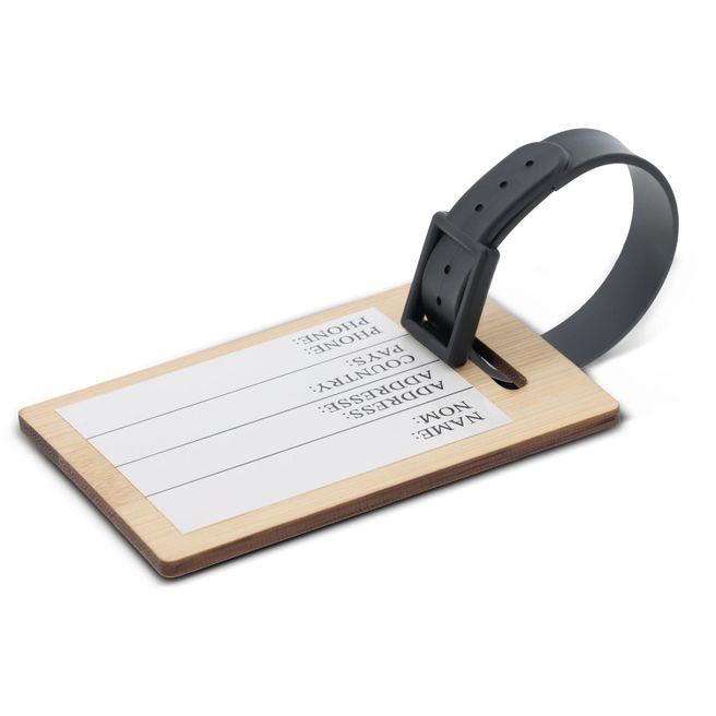 Kofferanhänger aus Bambus