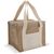 Kühltasche jute/baumwolle 22x18x18cm (Bild 1)