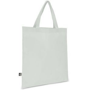 R-PET Tragetasche aus Non Woven mit kurzen Griffen 38 x 42cm 75g/m²