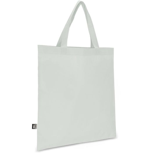 R-PET Tragetasche aus Non Woven mit kurzen Griffen 38 x 42cm 75g/m² (picture 1)