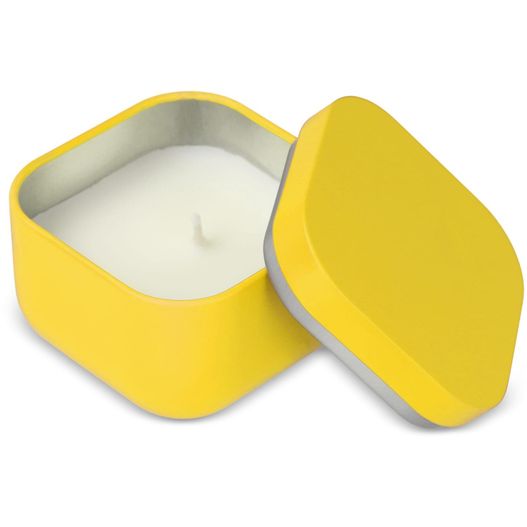 Ananda Duftkerze auf pflanzlicher Basis in recycelter Dose (Bild 1)