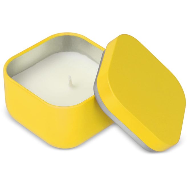 Ananda Duftkerze auf pflanzlicher Basis in recycelter Dose