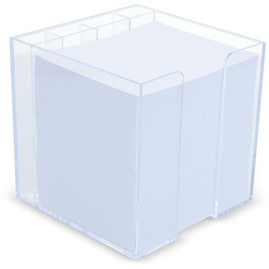 Notizzettel 10x10x10cm FSC in Würfelbox mit Stifteköcher (Bild 1)