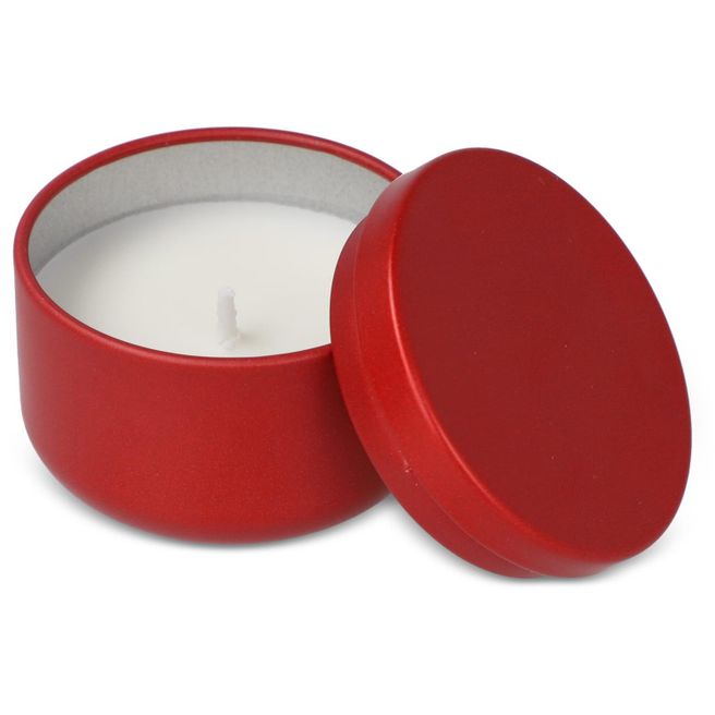 Asana unparfümierte Kerze auf Pflanzenbasis in recycelter Dose