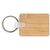 Schlüsselanhänger Bamboo rechteckig (Bild 1)