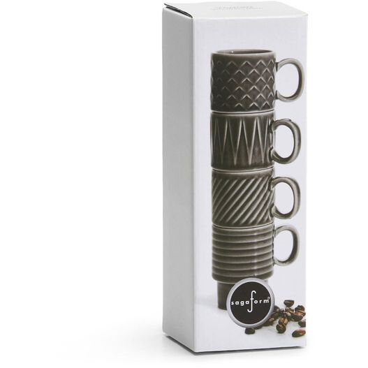 Sagaform Kaffee & Mehr Espressotasse 4-tlg. 100ml (Bild 1)