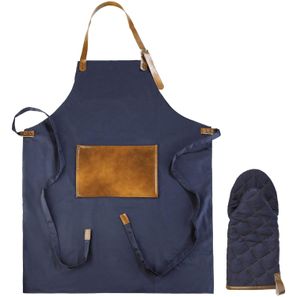 BBQ-Schürze und -Handschuh