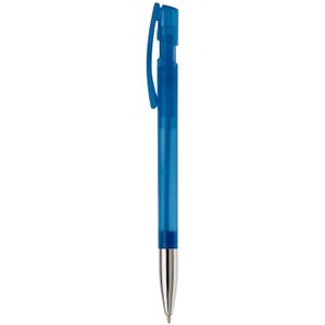 Kugelschreiber Nash Transparent mit Metallspitze