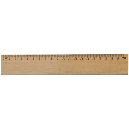 Produktabbildung Holzlineal 20cm Holzlineal 20cm (Bild 1)