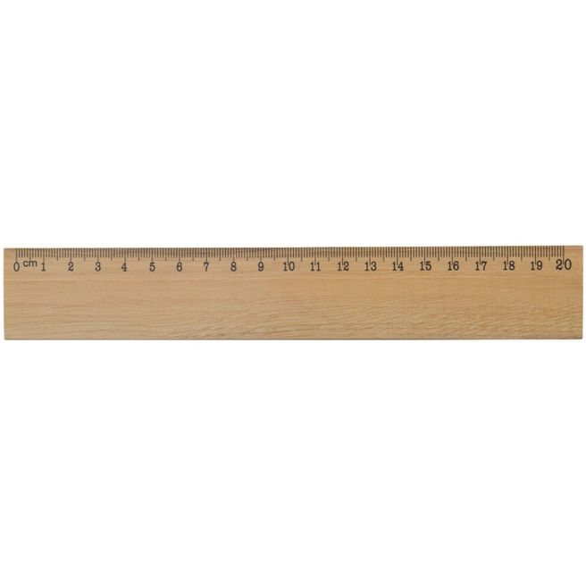 Holzlineal 20cm