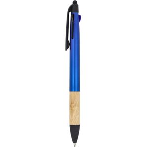 3-Farben-Stift mit Bambusgriff
