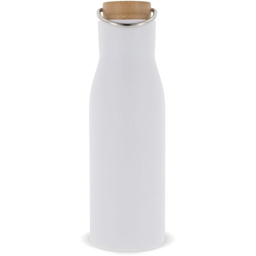 Isolier-Flasche mit Bambusdeckel, 500ml (Bild 1)
