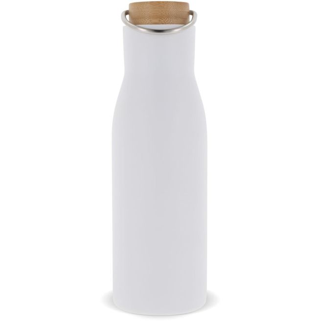 Produktabbildung Isolier-Flasche mit Bambusdeckel, 500ml Isolier-Flasche mit Bambusdeckel, 500ml