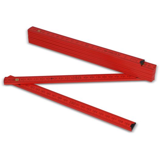 Zollstock Holz 2m Premium lackiert (Bild 1)