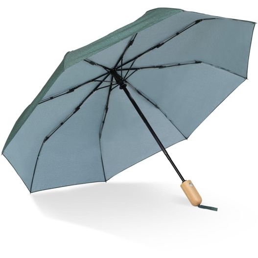 Produktabbildung 21” faltbarer Regenschirm aus R-PET -Material mit Automatiköffnung 21” faltbarer Regenschirm aus R-PET -Material mit Automatiköffnung (Bild 1)