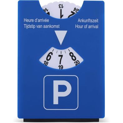 Parkscheibe mit Eiskratzer blau oder grün