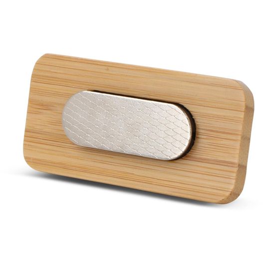 Namensschild Bamboo mit Magnet (Bild 1)