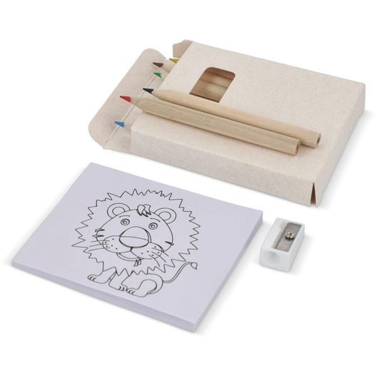 Produktabbildung 8-teiliges Malset in einer Schachtel aus recyceltem Milchkarton 8-teiliges Malset in einer Schachtel aus recyceltem Milchkarton (Bild 1)