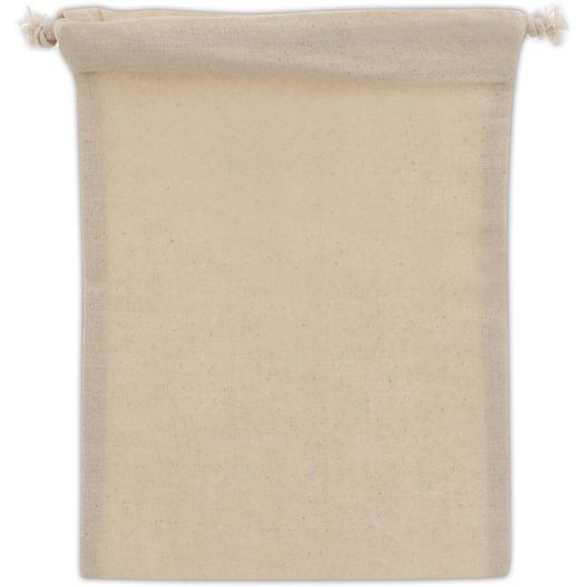 Produktabbildung Zuziehbeutel OEKO-TEX® Baumwolle 140g/m² 15x20cm Zuziehbeutel OEKO-TEX® Baumwolle 140g/m² 15x20cm (Bild 1)