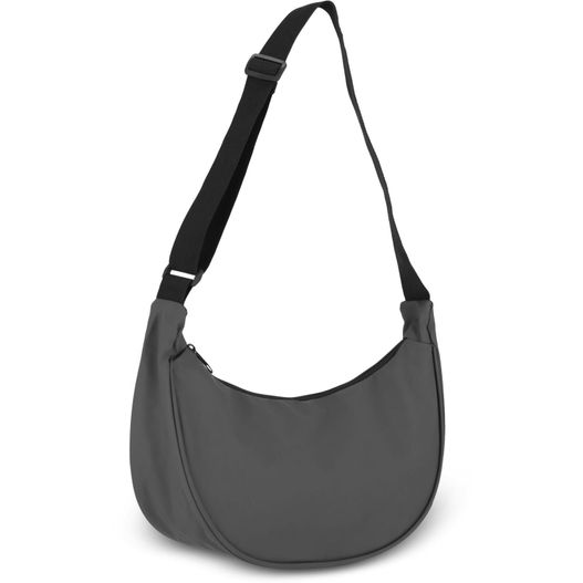 PU-beschichtete R-PET 600D Halbmond-Tragetasche (Bild 1)