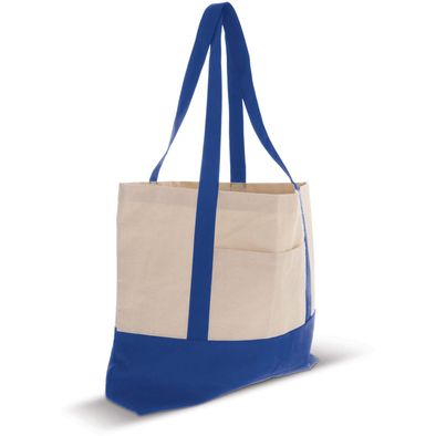 Strandtasche Baumwollsegeltuch OEKO-TEX® 280g/m² 42x10x30cm