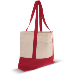 Strandtasche Baumwollsegeltuch OEKO-TEX® 280g/m² 42x10x30cm