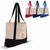 Strandtasche Baumwollsegeltuch OEKO-TEX® 280g/m² 42x10x30cm (Bild 2)