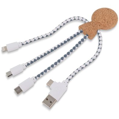 Xoopar Mr. Bio Cork Charging Cable