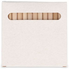 12 Buntstifte in einer Schachtel aus recyceltem Milchkarton